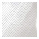 We R Memory Keepers - Clearly Posh Acetate Sheets 12Inch X12inch  - Chevron Dot  With Silver Foil