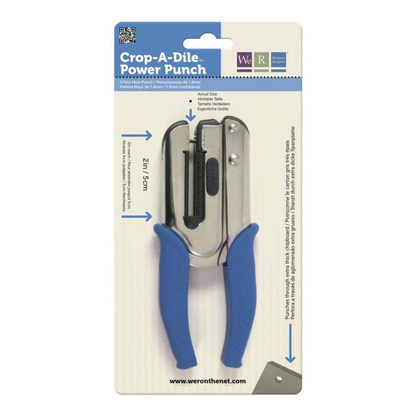 We R Memory Keepers - Crop-A-Dile Power Punch .0625 inch Hole