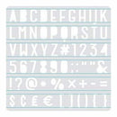 We R Memory Keepers - Heatwave Stencil 7Inch X7inch  - Sans Serif