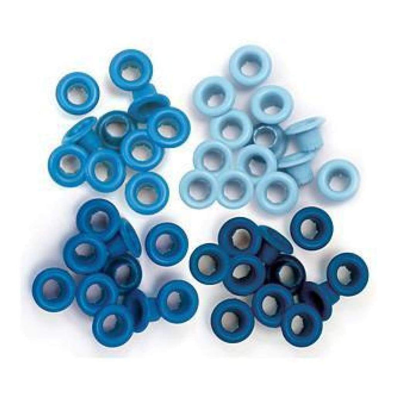 We R Memory Keepers - Standard Eyelets - Blue 1/3 inch
