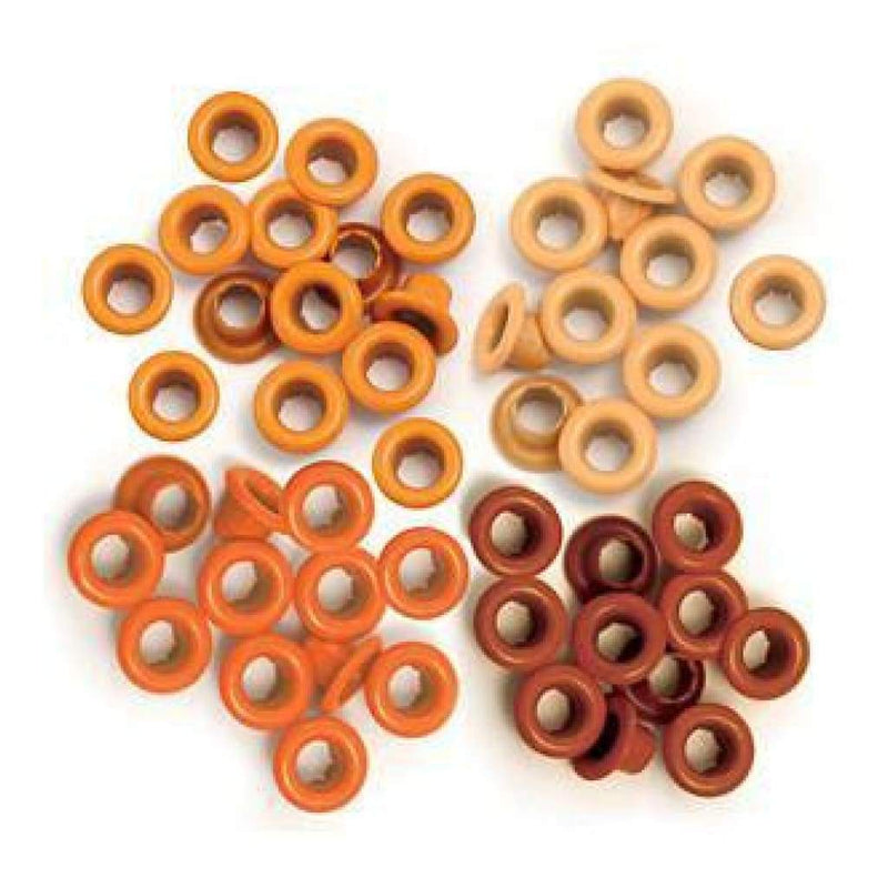 We R Memory Keepers - Standard Eyelets - Orange 1/3 inch