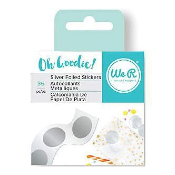 We R Oh Goodie! Foil Stickers 36/Rollsilver Circle