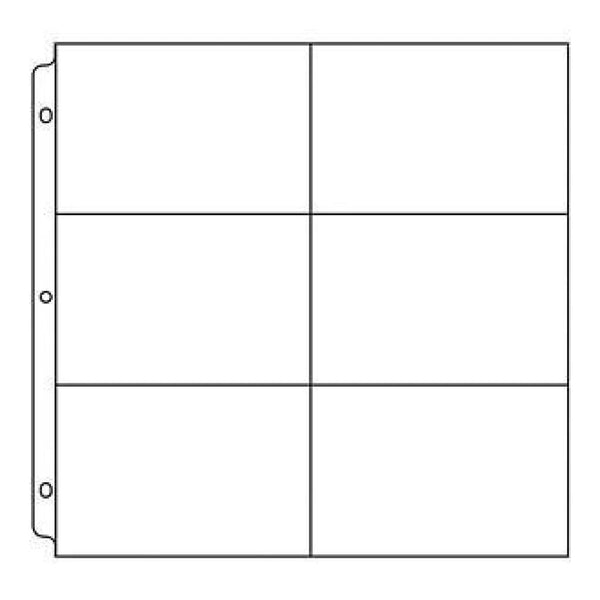 We R Ring Photo Sleeves 12 Inch X12 Inch 50 Pack Six 4 Inch X6 Inch Pockets