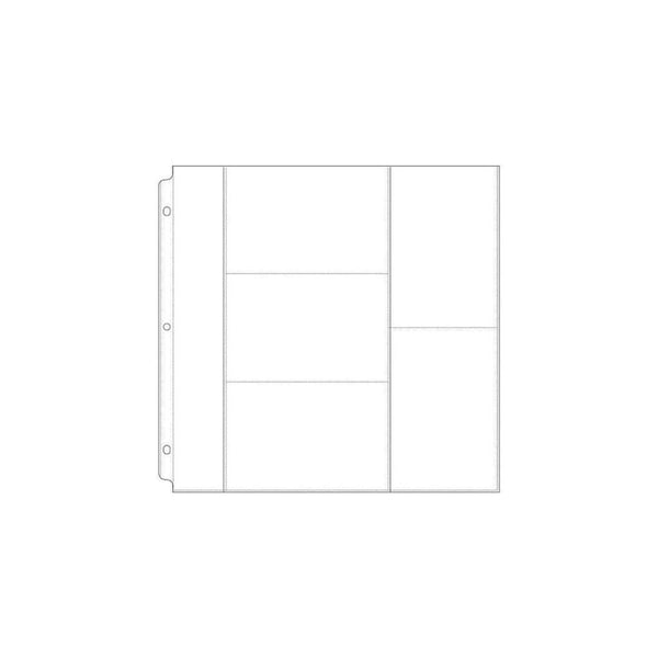 We R Ring Photo Sleeves 12X12 10 pack (3) 4X6 & (2) 6X4 Pockets