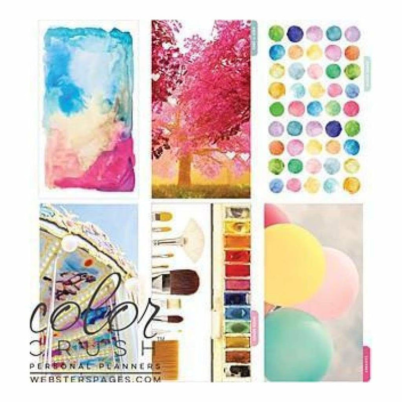 Webster's Pages -Colour Crush A2 Personal Planner Divider Set Kit - Positive Thoughts