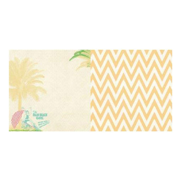 Websters Pages - Palm Beach - Palm Beach Girl 12X12 D/Sided Paper (Pack Of 10)