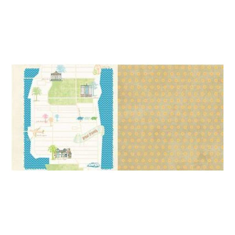 Websters Pages - Palm Beach - Great Travels 12X12 D/Sided Paper (Pack Of 10)
