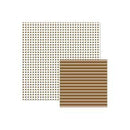 Wer Memory Keepers - Basics - Brown Dot 12X12 Double-Sided Paper