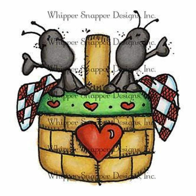 Whipper Snapper Cling Stamp 4 inch X6 inch Ant In Picnic Basket ...