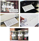 Poppy Crafts A4 Printable Sticker Paper - White - 10 Pack