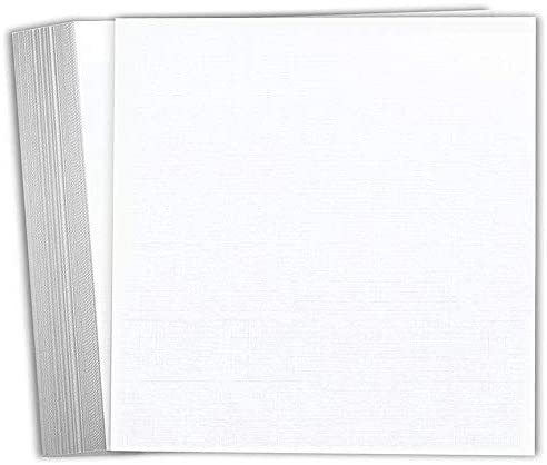 Poppy Crafts 12x12in White Cardstock 240gsm - 10 Sheets - Super Smooth