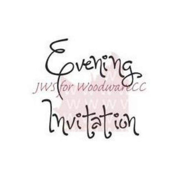 Woodware Clear Stamps 2.5In.X1.75In. Sheet Evening Invitation