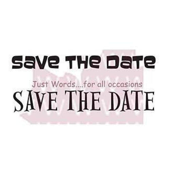 Woodware Clear Stamps 2.5In.X1.75In. Sheet Save The Date