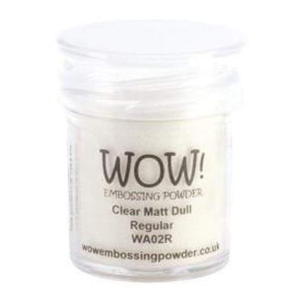 Wow! Embossing Powder 15Ml Clear Matte Dull