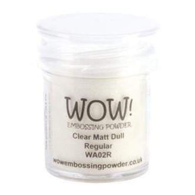 Wow! Embossing Powder 15Ml Clear Matte Dull