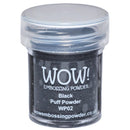 WOW!-Embossing Powder 15ml Black Puff