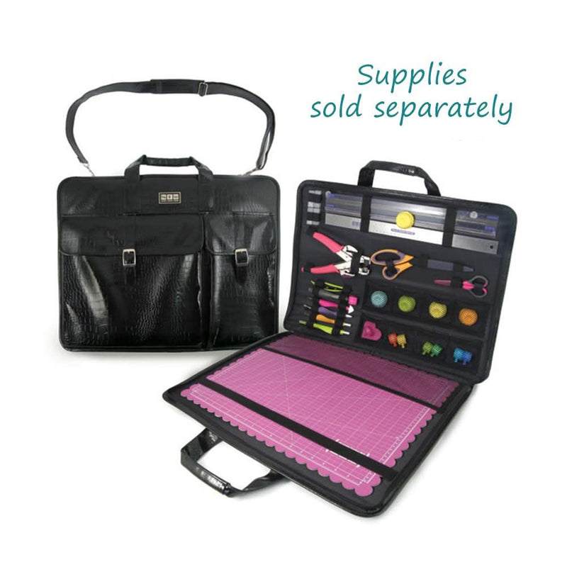 We R Memory Keepers - Crafters Portfolio Carrying Case - Large 18X23X2 - Black