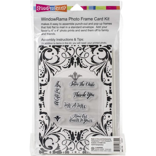 Stampendous Windowrama Card Kit - Wedding*