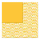 We R Memory Keepers - Basics Double-Sided Cardstock 12"X12" Yellow Chevron