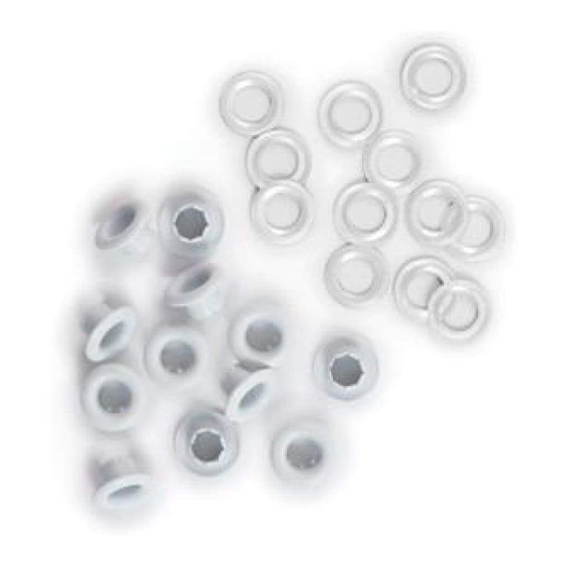 Wrmk - Eyelets - 3/16 Eyelets & Washers 30 Pack - White