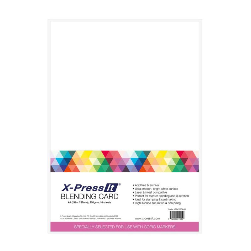 X-Press It  A4 Blending Card 25 Pack