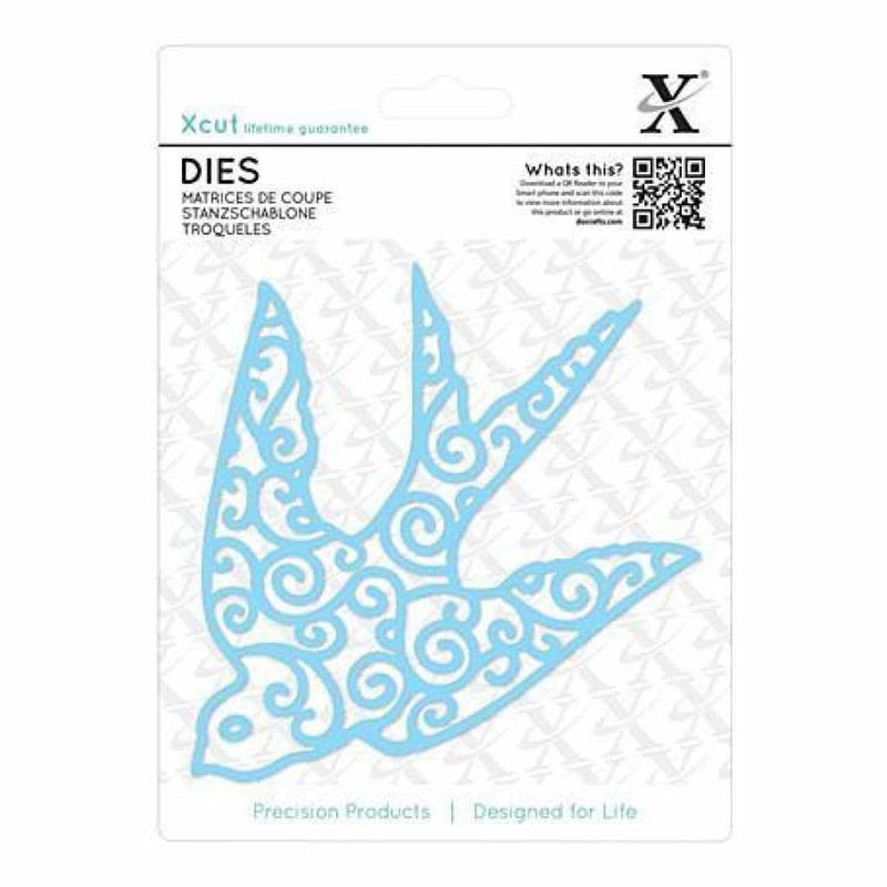 Xcut Decorative Die Filigree Swallow
