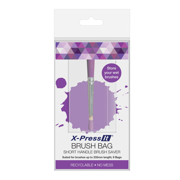 X-Press It - Brush Bags, Short Handle x 8 pack