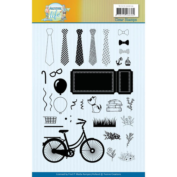 Find It Trading Yvonne Creations Clear Stamps - Active Life*