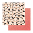 Teresa Collins Designs - You Are My Happy Collection - 12 x 12 Double Sided Paper - Spectacles