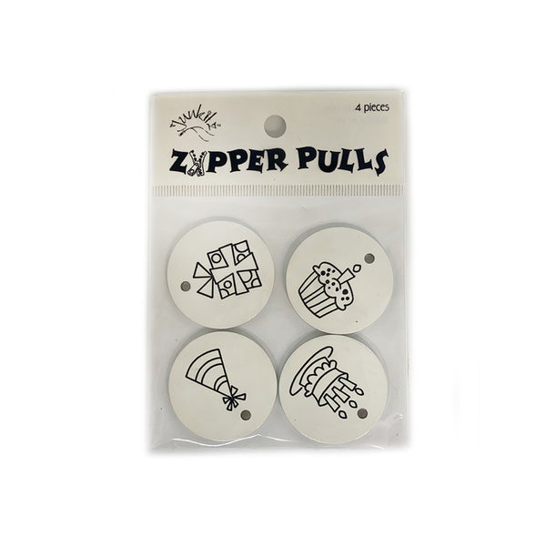 Birthday Zipper Pulls 4 Pack